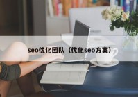 seo优化团队（优化seo方案）